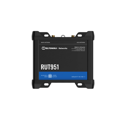 Teltonika RUT951 Industrial Cellular Router, dual SIM, Wi-Fi, Ethernet