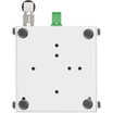 Bottom view of the SD-WLD  shows antenna connector and terminal block.