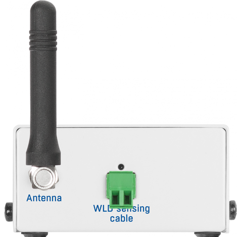 Side view with antenna and WLD sensing cable terminal block