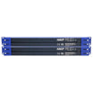 spx8-x60 back showing a black unit on blue mounts