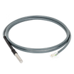 1 meter Temp-1Wire IP67 temperature sensor cable with stainless steel cover and a Rj11 plug.
