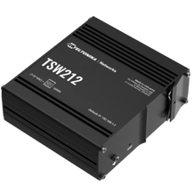 TSW212 Managed Switch, Ethernet & Fiber Optic Ports, PROFINET Certified