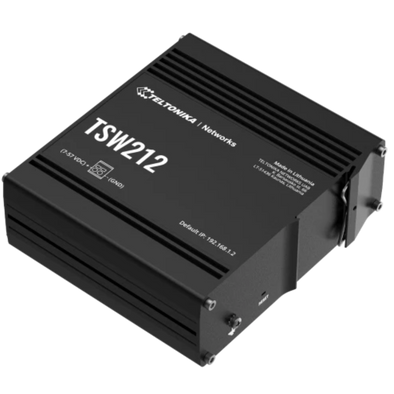 TSW212 Managed Switch, Ethernet & Fiber Optic Ports, PROFINET Certified