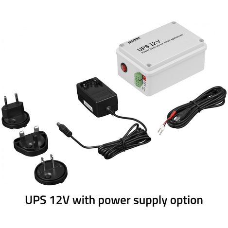 UPS 12V power supply unit with various power supply connectors