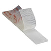 adhesive hook-and-loop fastener tape, partially unrolled to show the textured hook side and the printed red 3M DualLock backing