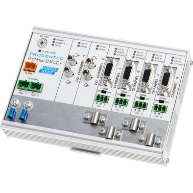 ProfiHub B4FO2+ - PROFIBUS Fiber Optic to RS485