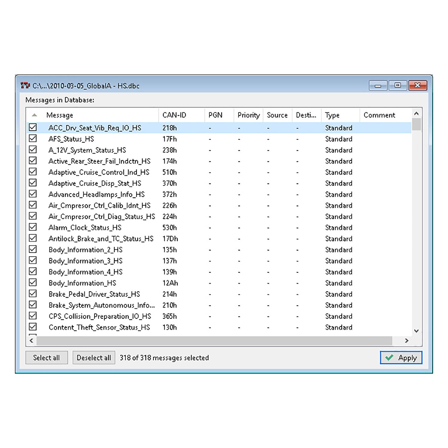 CANdb Import Add-in Product for PCAN Explorer 6 – Grid Connect