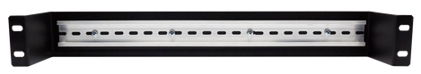 Single 1U DIN Rail Rack Mount Kit