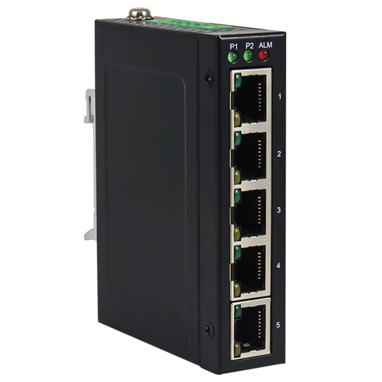 Slim Rack Network Switch Modem Router ATOP EH3305 - Industrial Fast Ethernet Switch 5-Port Slim-Type – Grid ...