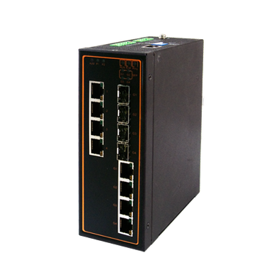 ATOP EH7508 - 8-Port Industrial Managed Ethernet Gigabit Switch, PoE, Profinet certified