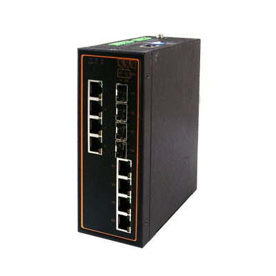 ATOP EH7508 - 8-Port Industrial Managed Ethernet Gigabit Switch, PoE, Profinet certified