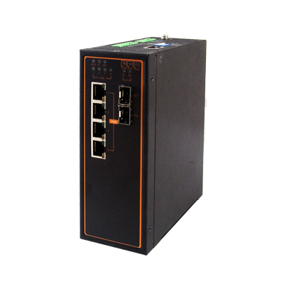 ATOP EH7506 - 6-Port Managed Fast-Ethernet Switch, SFP, PoE, Profinet Certified