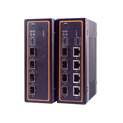 ATOP EHG7504 - 4 Port Industrial Managed Gigabit PoE Switch, PROFINET Certified, DIN-Rail Mount