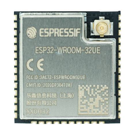 ESP32-WROOM-32UE-N16 ESPRESSIF - Module: IoT, Bluetooth Low Energy,WiFi;  SMD; 18x19.2x3.2mm; U.FL; ESP32-WROOM-32UE16