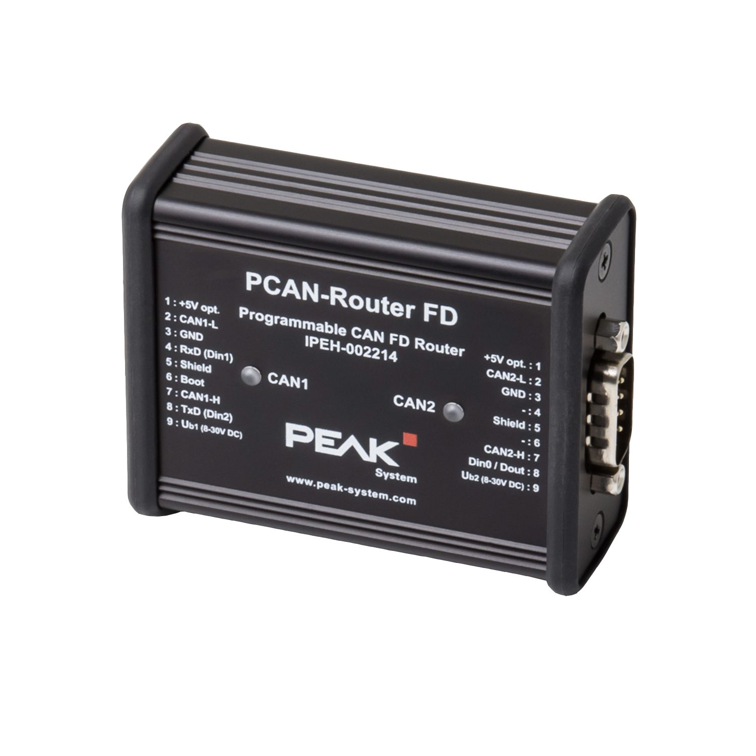 PCAN-Router FD - CAN FD and CAN Router - DB9 Connector – Grid Connect