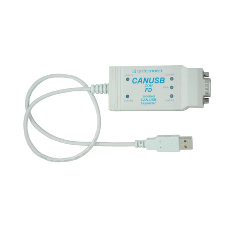 CANUSB COM FD label with Isolated CAN USB converter.