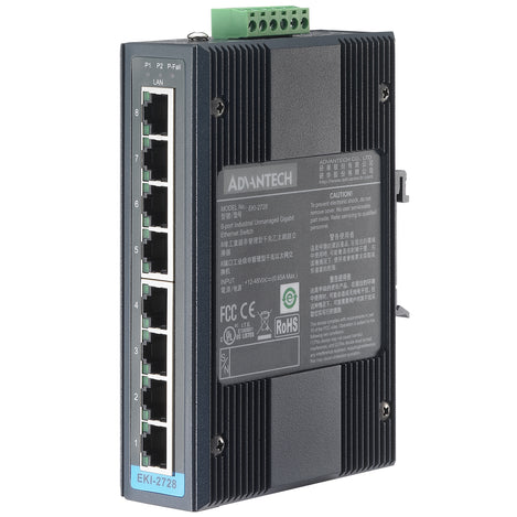 8 Port Industrial Gigabit Switch