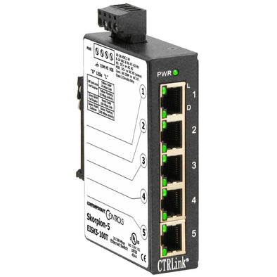 EISK5 - 5 port 10 / 100 Industrial Ethernet Switch