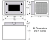 SPKR-IP11-BD-P - Hallway BiDirectional IP Speaker