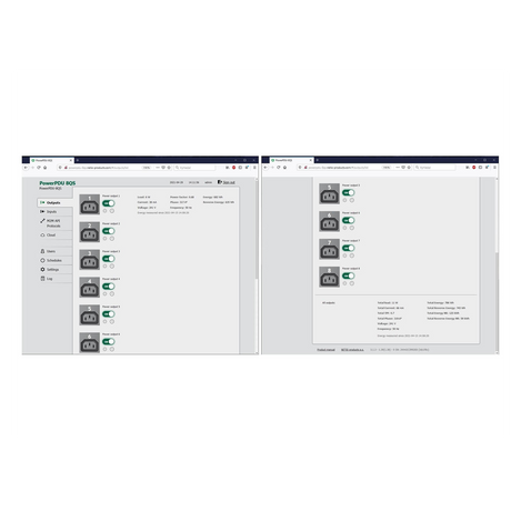 Netio PowerPDU 8QS, 8x IEC-320 C13 switched and metered PDU