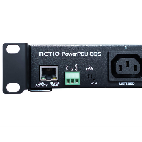 Netio PowerPDU 8QS, 8x IEC-320 C13 switched and metered PDU
