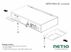 NETIO RM4 4C Universal Rack Mount Kit