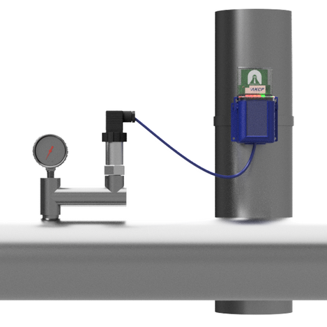 Wireless Pipe Pressure Sensor