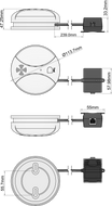 IP Smoke Detector Sensor