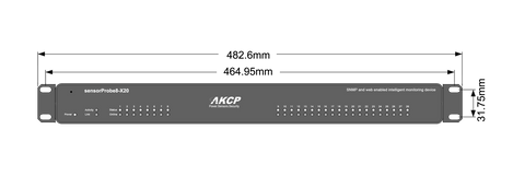sensorProbe8-X20 - 8 Sensors & 20 Dry Contacts (SP8N-X20)