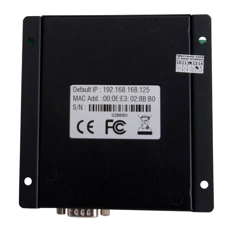 Ethernet RS232 Converter with Remote IO - CYT-133SC Bottom