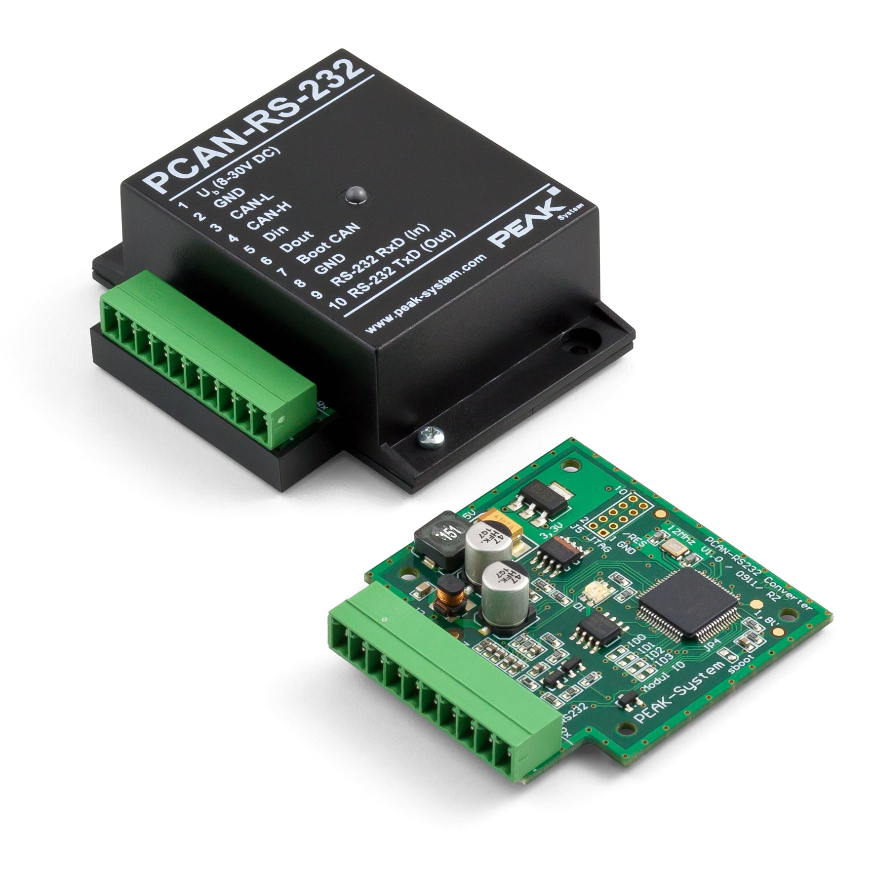 Programmable CAN bus to RS232 Adapter – Grid Connect