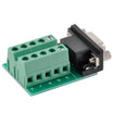 RS232 Breakout - DB9 Female to Terminal Block Adapter Side