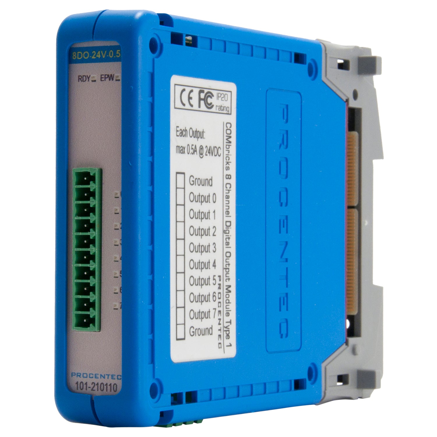 8 Channel PROFIBUS Digital Output ComBricks Module – Grid Connect