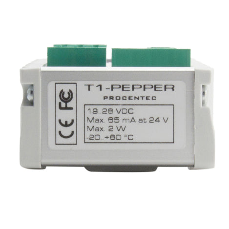 PROFIBUS Adjustable Active Terminator - Pepper - Side 1