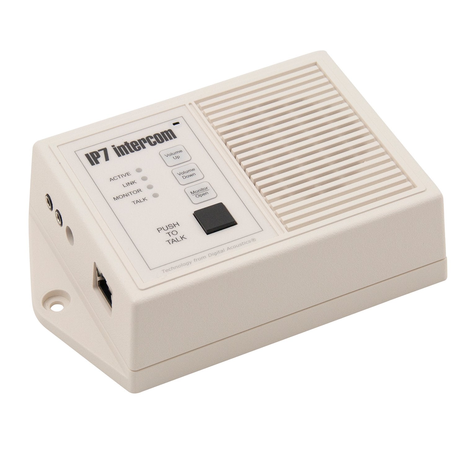 Networked Intercom Network Intercom - Desktop IP Intercom - POE Only - White – Grid Connect