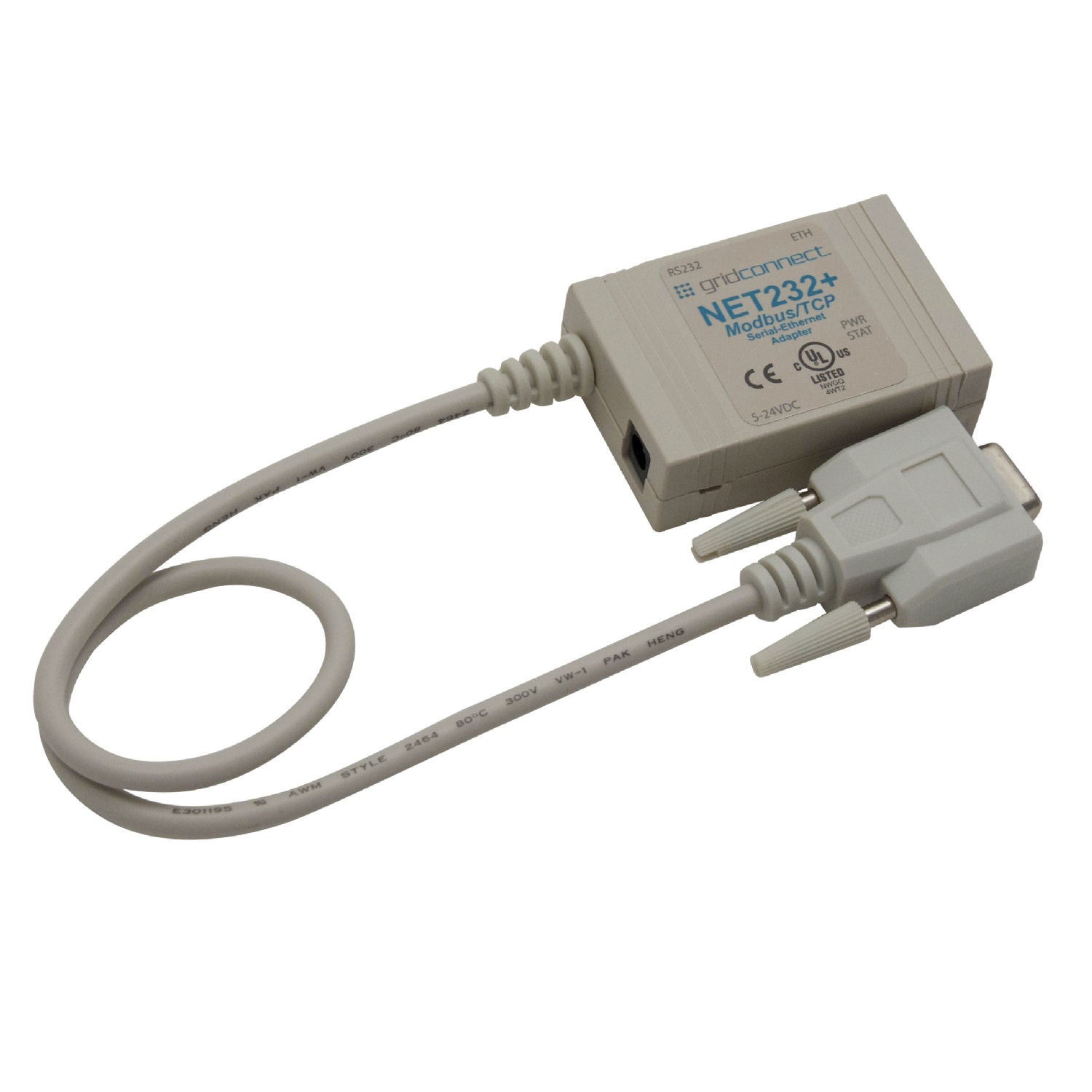 Modbus Computer Connector Modbus RS232 Adapter - NET232+ Modbus - Universal - DTE - Male 9 Pin ...