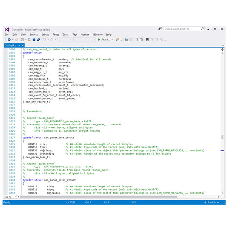 PCAN-Developer 4 : Software Development Package for CAN & CAN FD