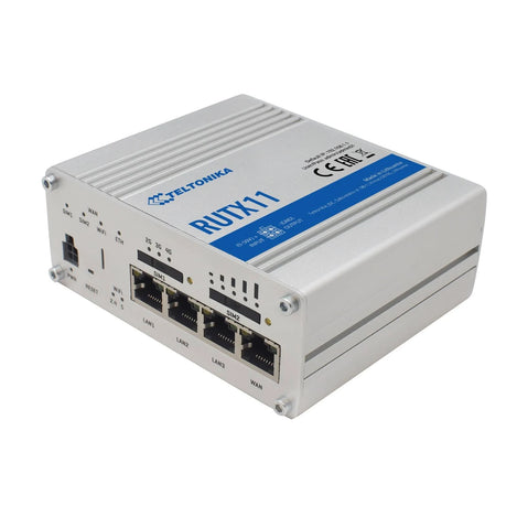 Teltonika RUTX11 - CAT6 Industrial Cellular Router, Wi-Fi, Dual-Sim